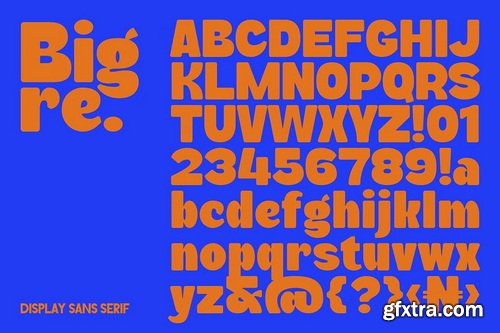 CreativeMarket - Bigre Bold Display Sans