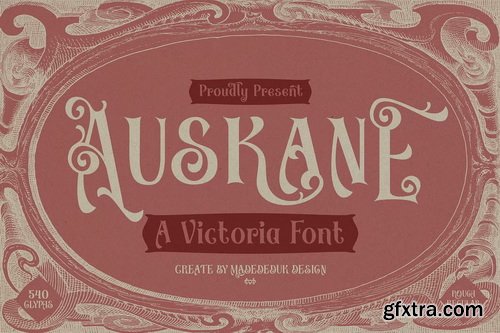 CreativeMarket - Auskane Victorian Font