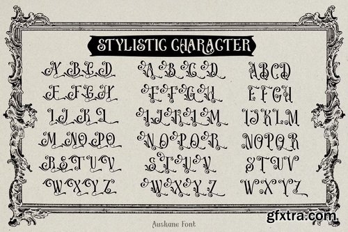 CreativeMarket - Auskane Victorian Font