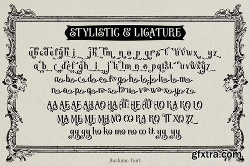 CreativeMarket - Auskane Victorian Font