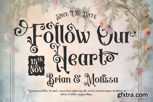 CreativeMarket - Auskane Victorian Font