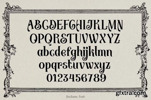 CreativeMarket - Auskane Victorian Font