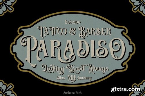 CreativeMarket - Auskane Victorian Font