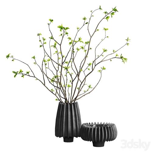 '3dsky Pro - Lamp.ee vases with branches l48'