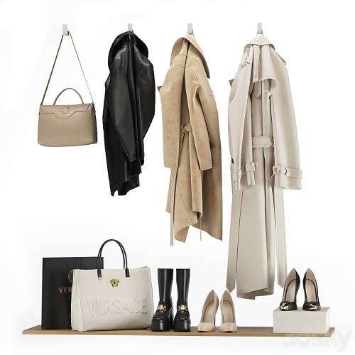 '3dsky Pro - Hallway set 2 - coats'