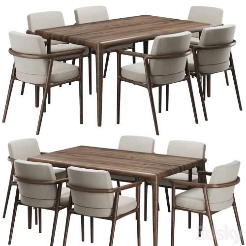 '3dsky Pro - Dining chair and table191' '3dsky Pro - Dining chair and table191'