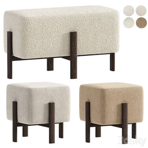 '3dsky Pro - Pouf, Emmy bench from iModern' '3dsky Pro - Pouf, Emmy bench from iModern'