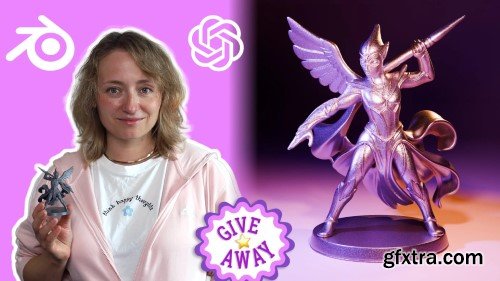 Skillshare - Prompt to Print - Use AI & Blender 3D to Create Your Dream Design Skillshare - Prompt to Print - Use AI & Blender 3D to Create Your Dream Design