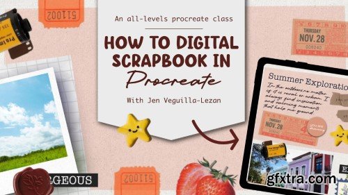 Skillshare - Learn Digital Scrapbooking and Visual Journaling in Procreate Skillshare - Learn Digital Scrapbooking and Visual Journaling in Procreate
