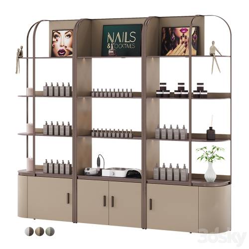 '3dsky Pro - Salon Product Display Shelves'