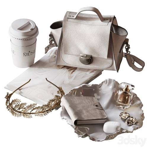 '3dsky Pro - Decor set with jewelry and bag'
