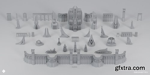 Superhivemarket - Neo Asgard - Nordic Fantasy Style Buildings Kitbash Pack Superhivemarket - Neo Asgard - Nordic Fantasy Style Buildings Kitbash Pack