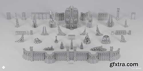 Superhivemarket - Neo Asgard - Nordic Fantasy Style Buildings Kitbash Pack Superhivemarket - Neo Asgard - Nordic Fantasy Style Buildings Kitbash Pack