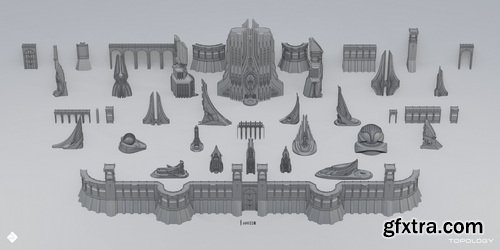 Superhivemarket - Neo Asgard - Nordic Fantasy Style Buildings Kitbash Pack Superhivemarket - Neo Asgard - Nordic Fantasy Style Buildings Kitbash Pack