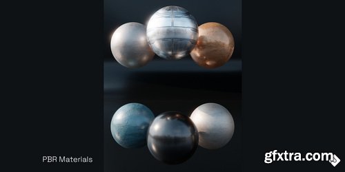 Superhivemarket - Space Base - Sci Fi Modules, Buildings &amp; Environment Assets 3D Kitbash Pack