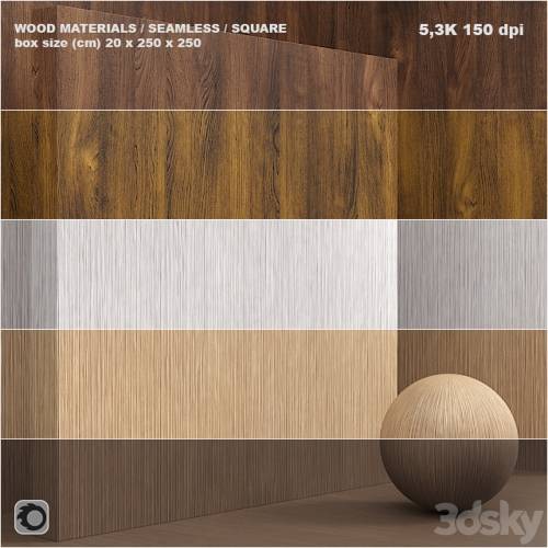 '3dsky Pro - Material wood / veneer / (seamless) - set 32'
