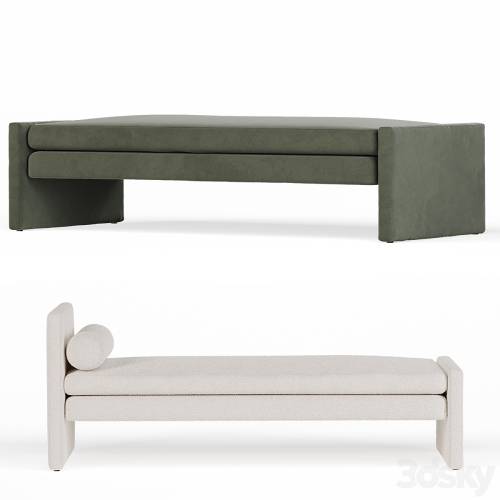 '3dsky Pro - Angle Bench Segment Daybed - TRNK'