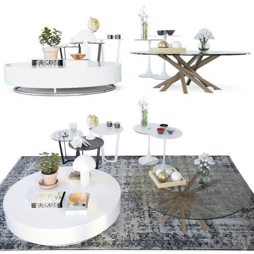 '3dsky Pro - Set coffee tables Sattelan Italia 2'