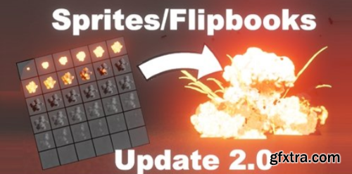 Sprite Particles For Realtime Vfx With Geonodes v2.0 for Blender