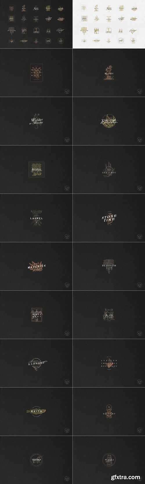 CreativeMarket - Vintage Logo Creator Kit 3263548