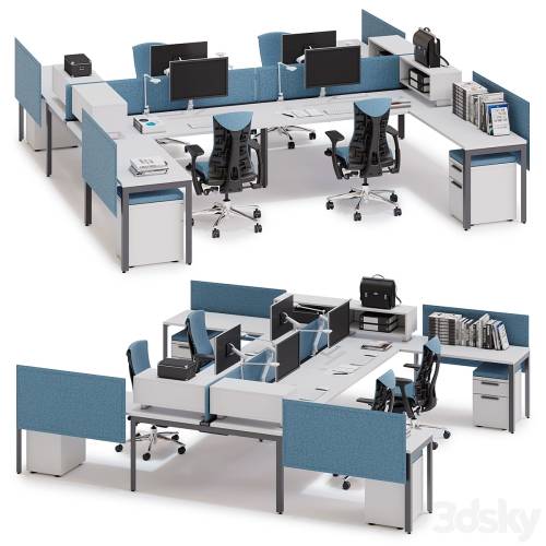 '3dsky Pro - Herman Miller Layout Studio (v8)'