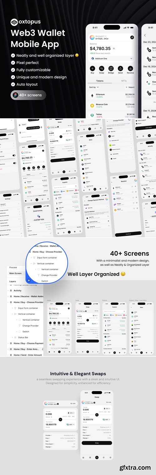 Oxtopus - Web3 Wallet Mobile App