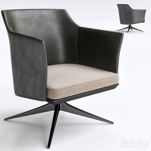 '3dsky Pro - Poliform Stanford Lounge Armchair'