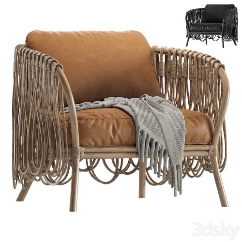 '3dsky Pro - Strata Lounge Chair Leather'
