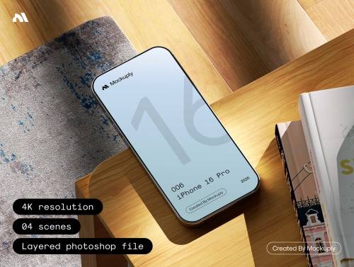 'Ultra-Realistic iPhone 16 Pro Mockup' 'Ultra-Realistic iPhone 16 Pro Mockup'