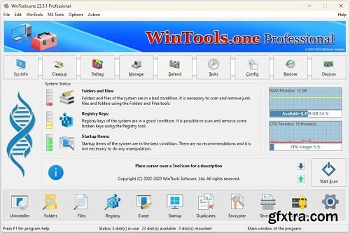 WinTools.one Home / Professional 25.10.1