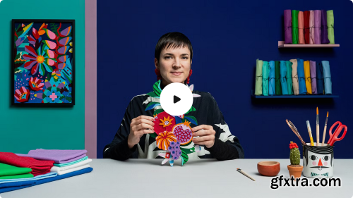 Domestika - Layered Illustration with Felt