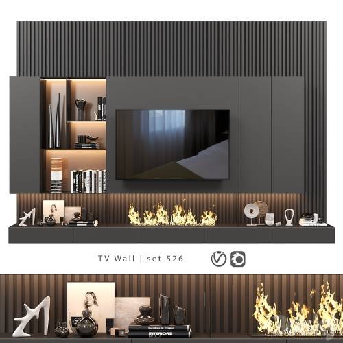 '3dsky Pro - TV Wall | set 526'