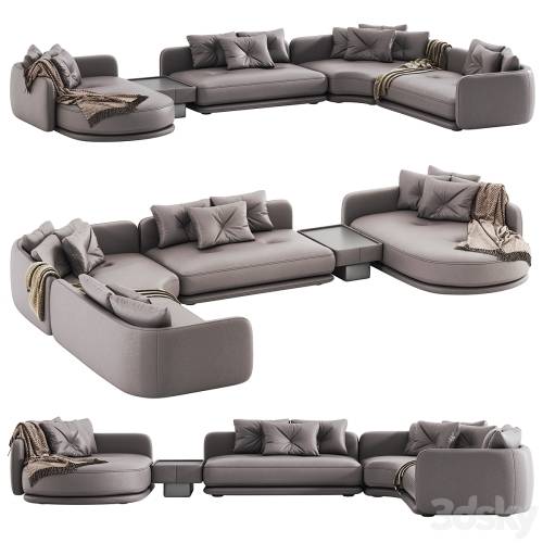 '3dsky Pro - Luzaro Rage Sectional Sofa'