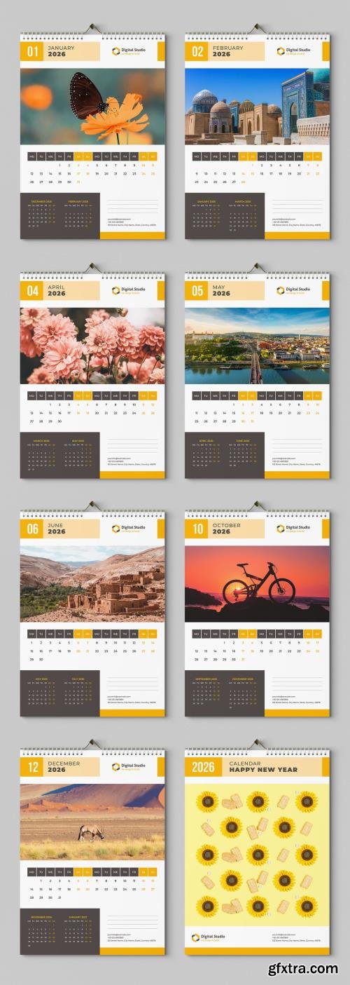 Wall Calendar Layout with Orange Accents 1705635330 Wall Calendar Layout with Orange Accents 1705635330