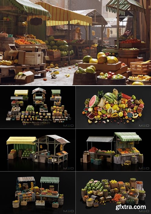 Artstation - Fruit Market