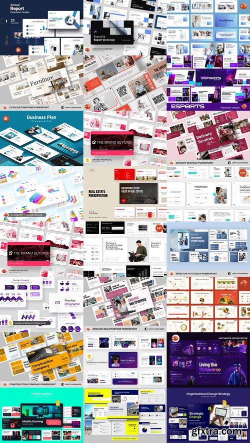24 PowerPoint Templates Bundle 30 24 PowerPoint Templates Bundle 30