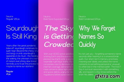 CreativeMarket - Neutrix Modern - 24 Font