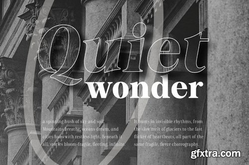 Malvera Variable Serif Typeface - 108 Font