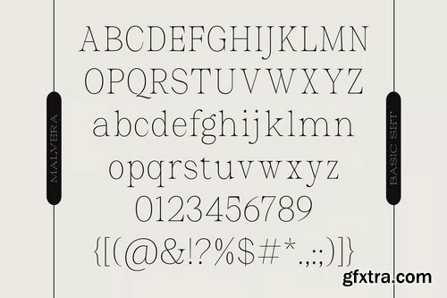 Malvera Variable Serif Typeface - 108 Font
