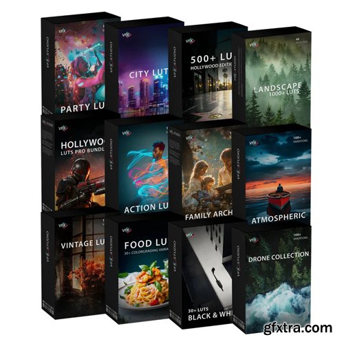 VfxStudio - All LUTS Bundle 4000+ VfxStudio - All LUTS Bundle 4000+
