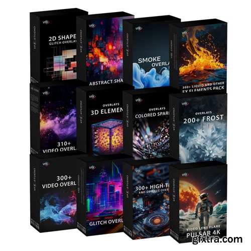VfxStudio - All Universal Overlays Bundle 1200+