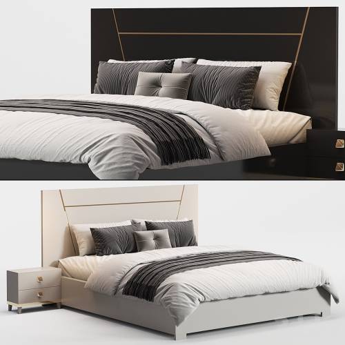 '3dsky Pro - Noir Bed by Alfy'
