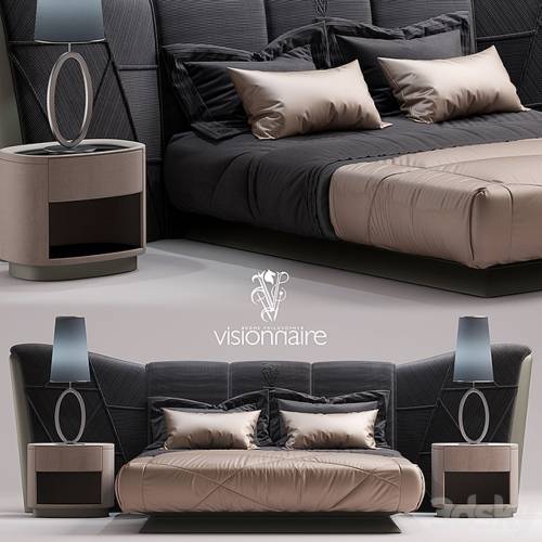 '3dsky Pro - Bed visionnaire Plaza BED'