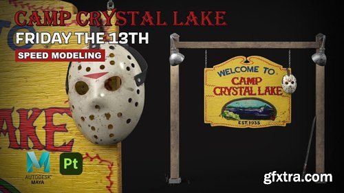 Patreon - Camp Crystal Lake Friday The 13th Autodesk Maya Substance 3D Painter Tutorial