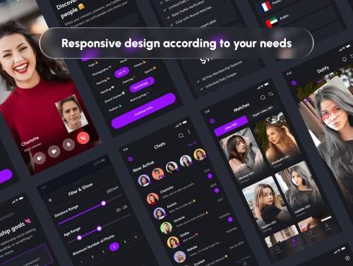 'Datify - Dating App UI Kit'