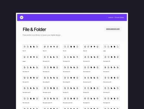'File & Folder - Uxercon Icon Pack'