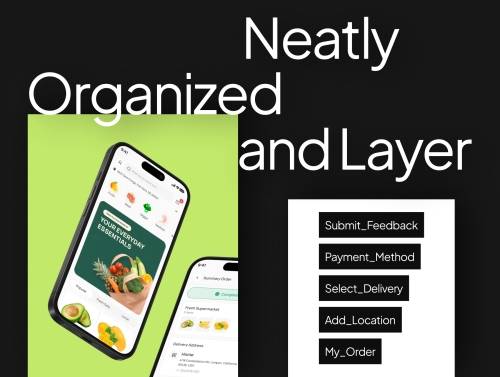'Food Shopping App UI Kit'