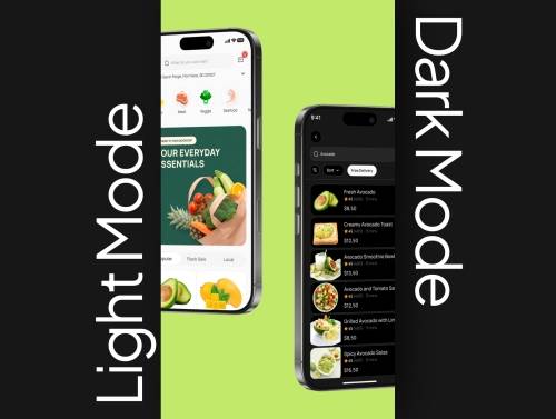 'Food Shopping App UI Kit'