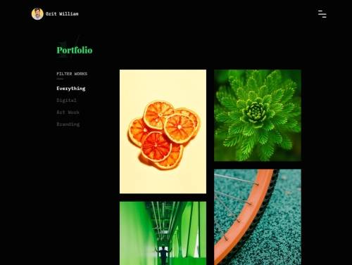 'Grit - Portfolio/CV/Resume HTML Template'