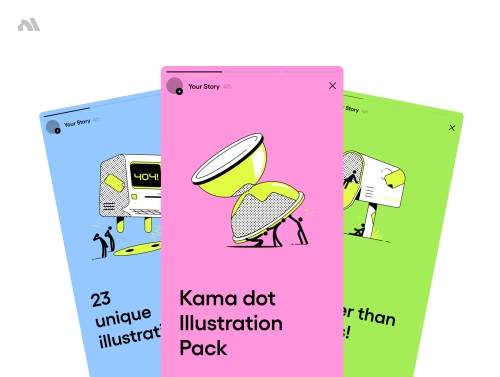 'Kama Dot Illustration Pack' 'Kama Dot Illustration Pack'